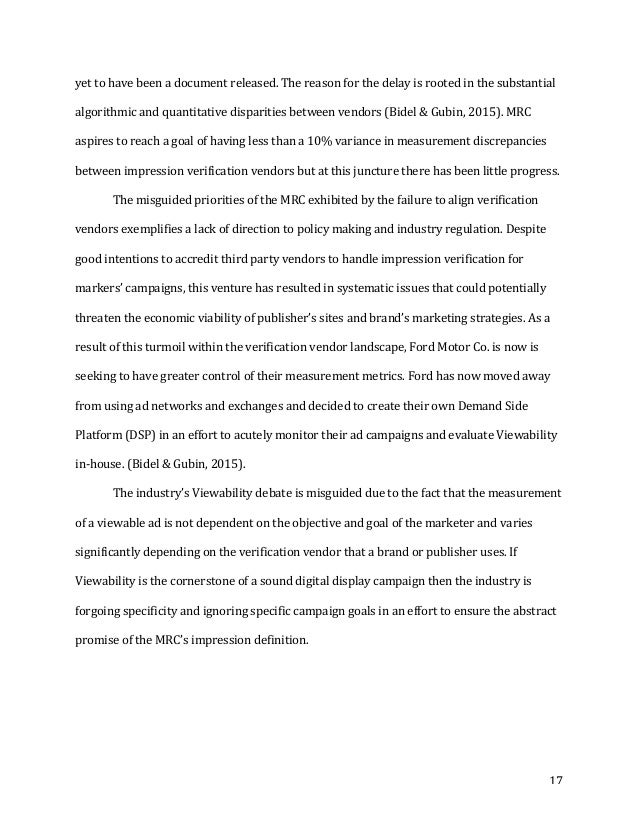 thesis on advertising campaigns